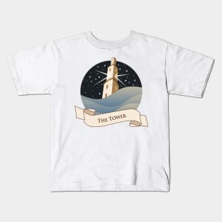 Tarot Arcana: The Tower Kids T-Shirt